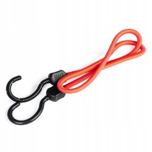 Linka elastyczna do mocowania bagażu 60 cm z haczykami