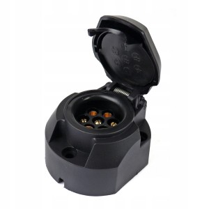 Gniazdo przyczepy haka plastikowe 7-biegunowe 12V