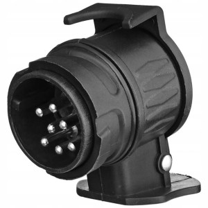 Przejściówka, adapter 13/7 gniazda haka holowniczego