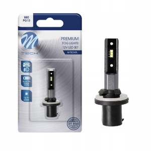 Żarówka, Retrofit M-TECH Premium H27W 880 PG13 12V zimna biel