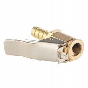 Końcówka zaciskowa do pompowania kół na wąż 8mm mosiężna