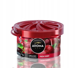 Odświeżacz powietrza, zapach samochodowy AROMA ORGANIC Cherry wiśnia