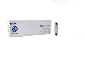 Żarówki halogenowe M-TECH C15W 43mm 12V 15W SV8.5-8 10 szt.
