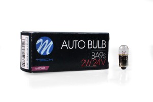 Żarówki halogenowe M-TECH T2W 24V 2W BA9s 10 szt.