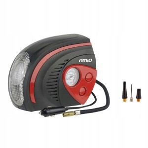 Kompresor samochodowy, pompka elektryczna 12V LED