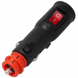 Wtyczka gniazda zapalniczki z włącznikiem EURO DIN 12V 24V