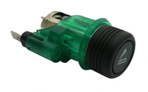 Gniazdo zapalniczki z zasilaniem 12V podświetlone