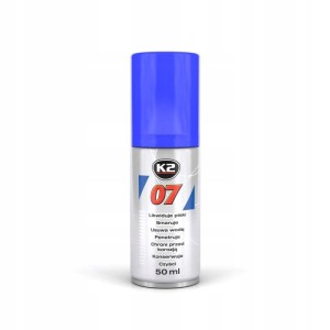 Środek wielofunkcyjny, smaruje, czyści, penetruje, odrdzewia, K2 07 50ml