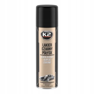 Szybkoschnąca czarna farba akrylowa, K2 lakier akrylowy czarny połysk 500 ML