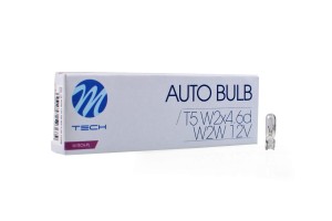 Żarówki halogenowe M-Tech T5 W2W 2W 12V 10 szt.