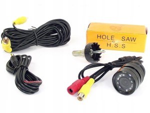 Kamera cofania EINPARTS IP67 z przewodem 10 diod