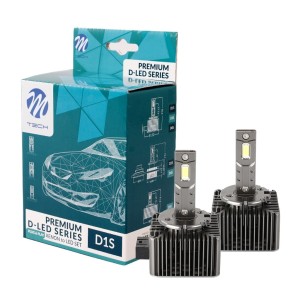 Żarniki, palniki xenon HID D1S 6000K M-Tech 8400lm + 200% Canbus plug&play