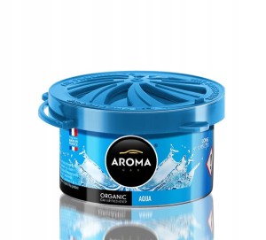 Odświeżacz powietrza, zapach samochodowy AROMA ORGANIC Aqua Morski