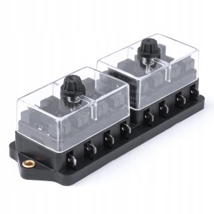 Skrzynka bezpiecznikowa ceramiczna 8 gniazd