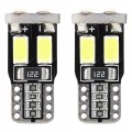 Żarówki LED W5W T10 CANBUS AMiO 12V 5600K – Retrofity do Wnętrza Postojowa Tablica 01622