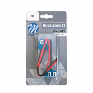 Gniazdo ceramiczne, oprawa żarówki H7, wtyk kostka 12V 24V 2 szt.