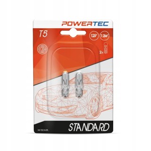 Żarówki halogenowe M-Tech Powertec T5 W1.2W 1.2W W2x4,6d 12V STANDARD 2 szt.