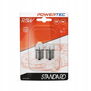 Żarówki halogenowe M-Tech Powertec R5W BA15s 12V 5W STANDARD 2 szt.