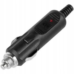 Wtyczka gniazda zapalniczki Euro z diodą LED 12/24V bezpiecznik 5A