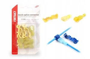 Szybkozłączki elektryczne do szybkiego łączenia Typ-T 04-6mm2 24A 5 szt.