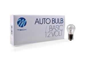 Żarówki halogenowe M-Tech P21W BAU15s 12V CLEAR asymetryczne 10 szt.
