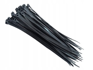 Opaski zaciskowe kablowe, trytytki czarne 2,5x100mm 100 szt.