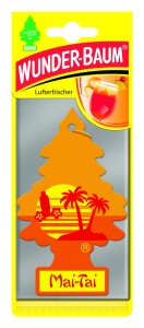Zapach do samochodu WUNDER-BAUM Mai-Tai, odświeżacz, zawieszka, choinka