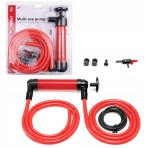 Pompka do spuszczania płynów, paliwa, oleju, wody i powietrza 3w1