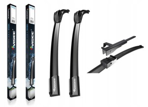 Wycieraczki samochodowe bezprzegubowe, płaskie BMW X3 F25 09.2010- X4 F26 06.2014-