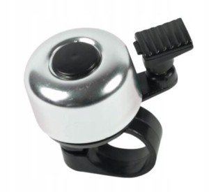Dzwonek do roweru, rowerowy na kierownicę metalowy, głośny miejski