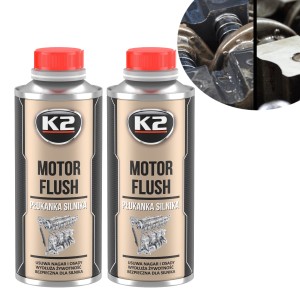 Środek do płukania silnika, płukanka K2 MOTOR FLUSH 250ml 2 szt.