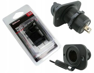 Gniazdo zapalniczki hermetyczne, dodatkowe gniazdo zasilania 12V 24V