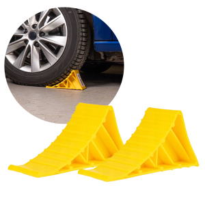 Blokada przyczepy, Kliny pod koła samochodowe, blokady kół 2 szt.