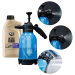 Pianownica ciśnieniowa ręczna Cardos 2L + aktywna piana K2 ACTIVE FOAM pre wash do mycia wstępnego neutralne pH