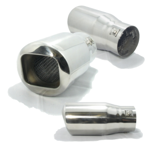 Końcówka wydechu, tłumika, nakładka z dyfuzorem, stal nierdzewna