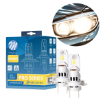 Żarówki LED H7 M-Tech Retrofity 12V 42W 4000K Ciepła Biel Ledowe 2 sztuki