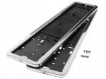 Ramki na tablice rejestracyjne, stal nierdzewna Inox 2 szt. do tablic rejestracyjnych