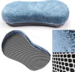 Gąbka z mikrofibrą i siateczką do usuwania owadów, czyszczenia 2w1