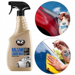 Wosk w płynie K2 Balsam LIQUID WAX 700 ml do nabłyszczania, przywraca kolor i połysk