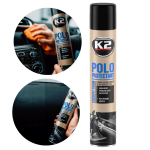 Matowy spray do kokpitu K2 Polo Protectant 750 ml BLACK