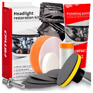 Zestaw do polerowania, regeneracji lamp, odnowienia reflektorów