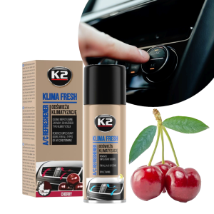 Odświeżacz klimatyzacji KLIMA FRESH CHERRY WIŚNIA 150ML środek, spray do odświeżania