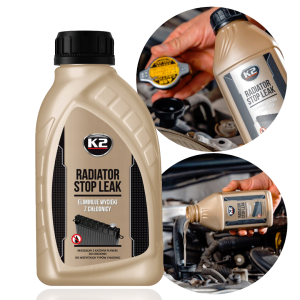 Uszczelniacz wycieków z chłodnicy K2 RADIATOR STOP LEAK 400 ml