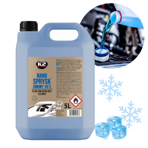 Płyn zimowy do spryskiwaczy K2 NANO SPRYSK 5L -20°C  do szyb i reflektorów