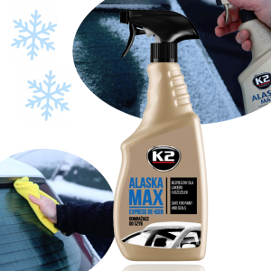 Odmrażacz do szyb K2 Alaska Max 700ml -70°C super skuteczny