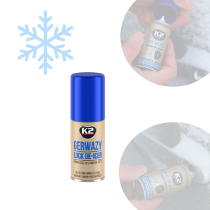 Odmrażacz do zamków K2 GERWAZY 50 ML do -60°C smaruje chroni przed korozją