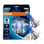 Żarówki halogenowe H7 OSRAM COOL BLUE BOOST 80W 12V 5500K niebieskie bańki
