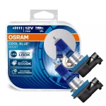 Żarówki halogenowe H11 OSRAM COOL BLUE BOOST 75W 12V 5500K niebieskie bańki