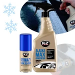 Odmrażacz do szyb K2 Alaska Max 700ml -70°C + Odmrażacz do zamków K2 GERWAZY 50 ML do -60°C