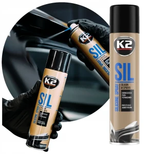 Silikon w sprayu do uszczelek K2 SIL 300ML do konserwacji i zabezpieczenia